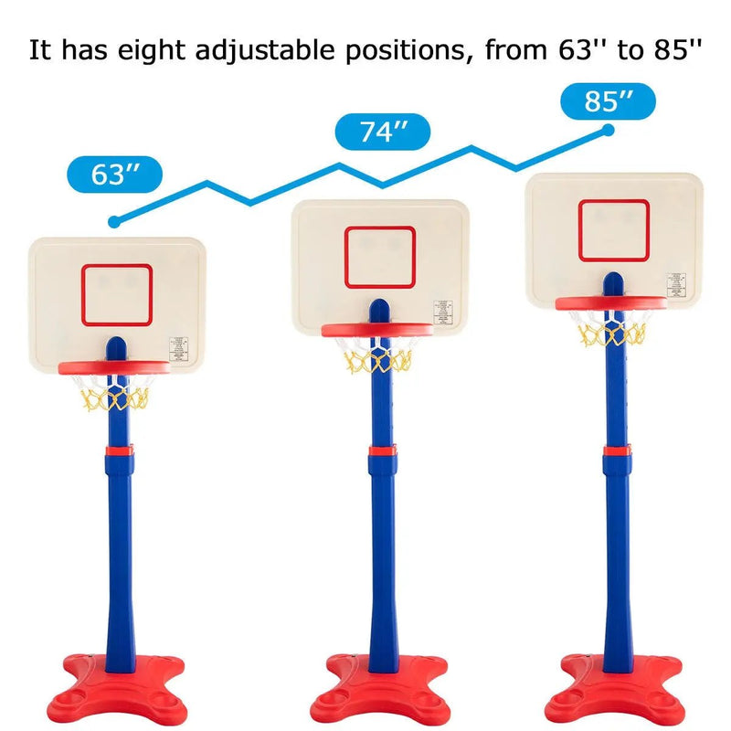 Kids Adjustable Height Basketball Hoop Stand by DirectDeals