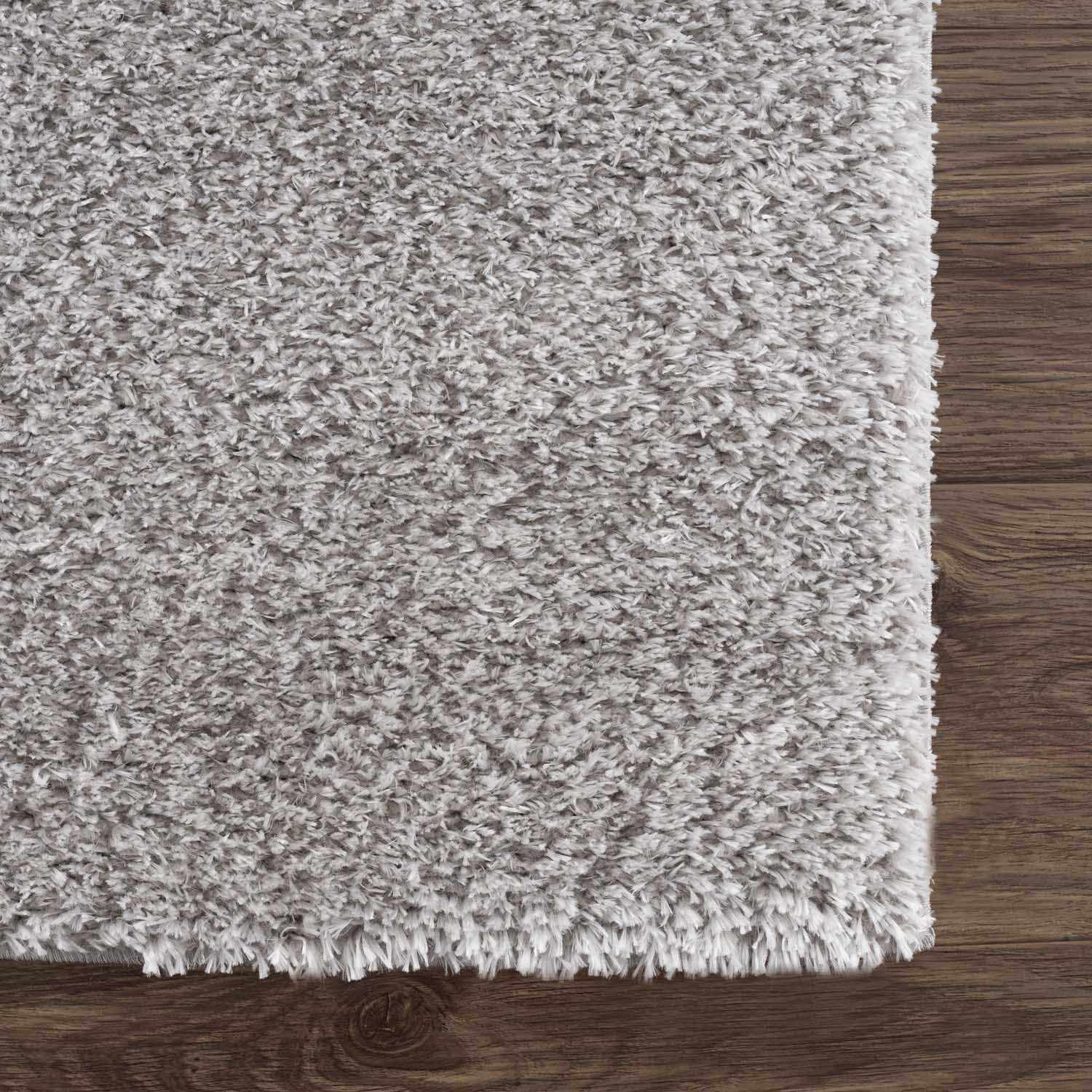 Lunaro Gray Subtle Wavy Abstract Modern Minimalist Polyester Machine Woven Area Rug - Clearance by Boutique Rugs