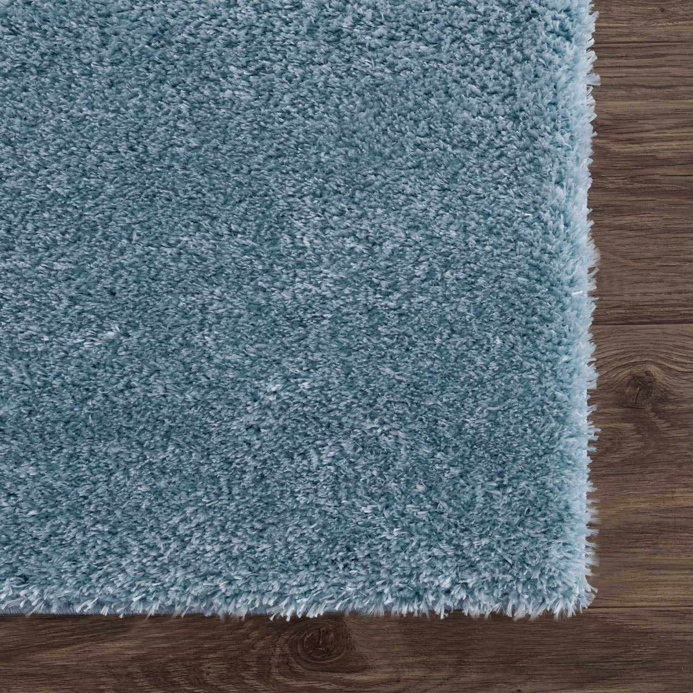 Heavenly Solid Blue Plush Rug - Clearance by Boutique Rugs