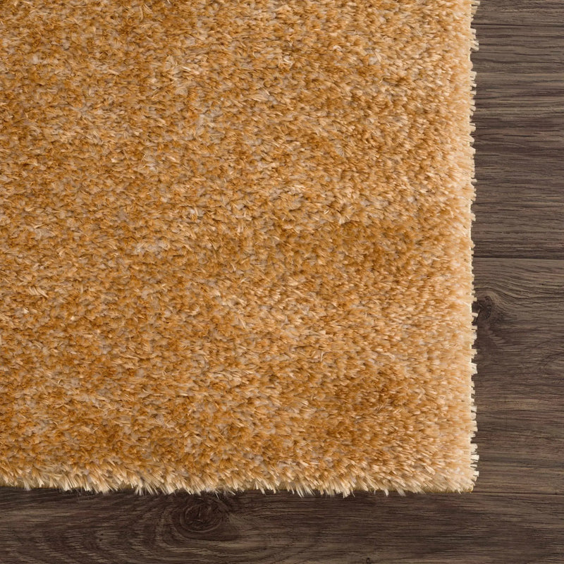 Heavenly Solid Mustard Plush Rug - Clearance by Boutique Rugs