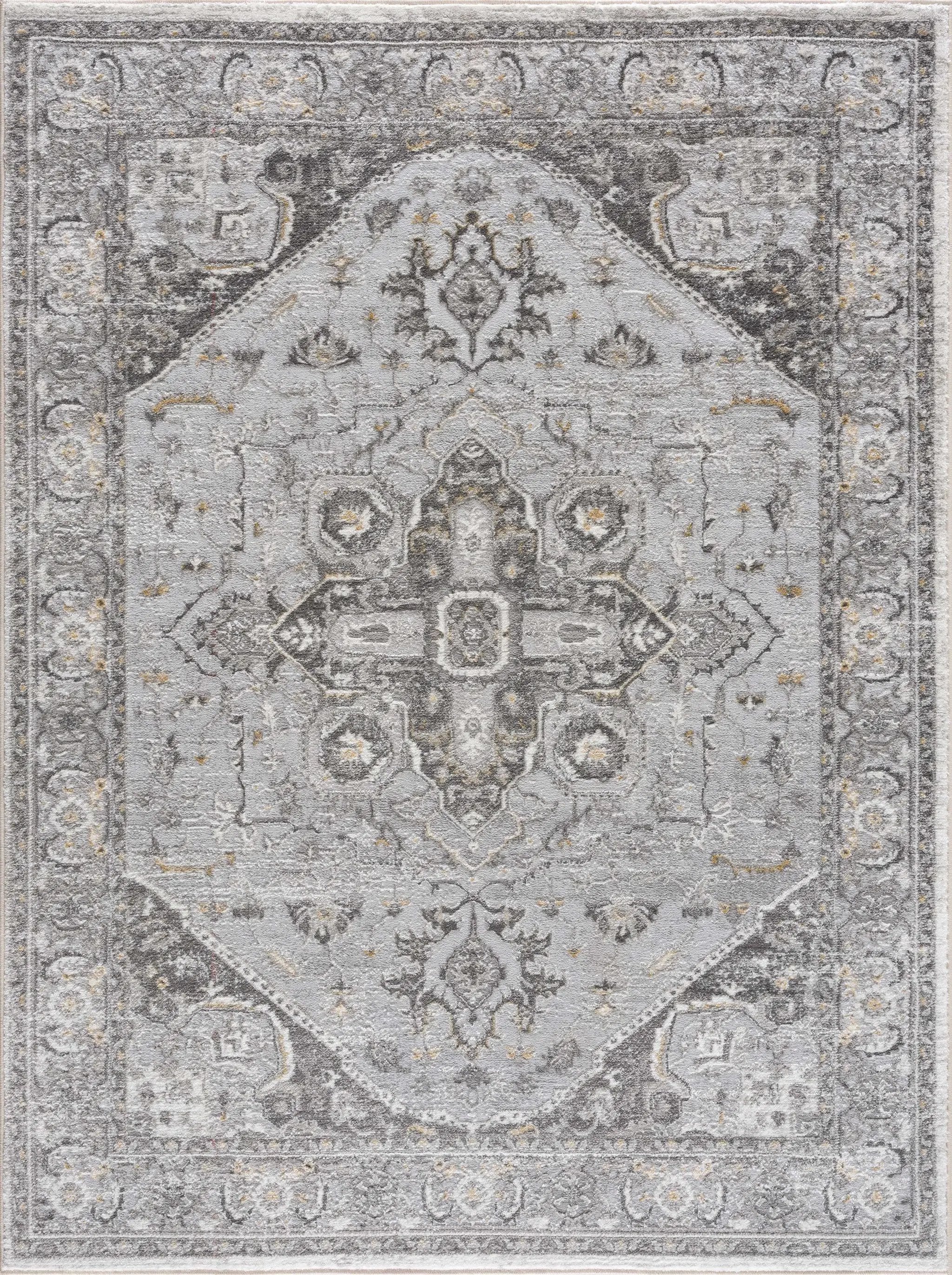 Liverpool Light Gray Area Rug - Clearance by Boutique Rugs
