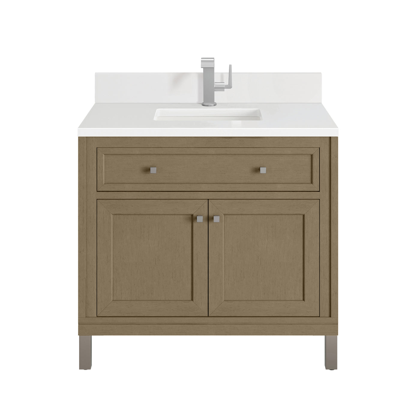 James Martin Chicago 36" Single Bathroom Vanity, Walnut Whisper by James Martin