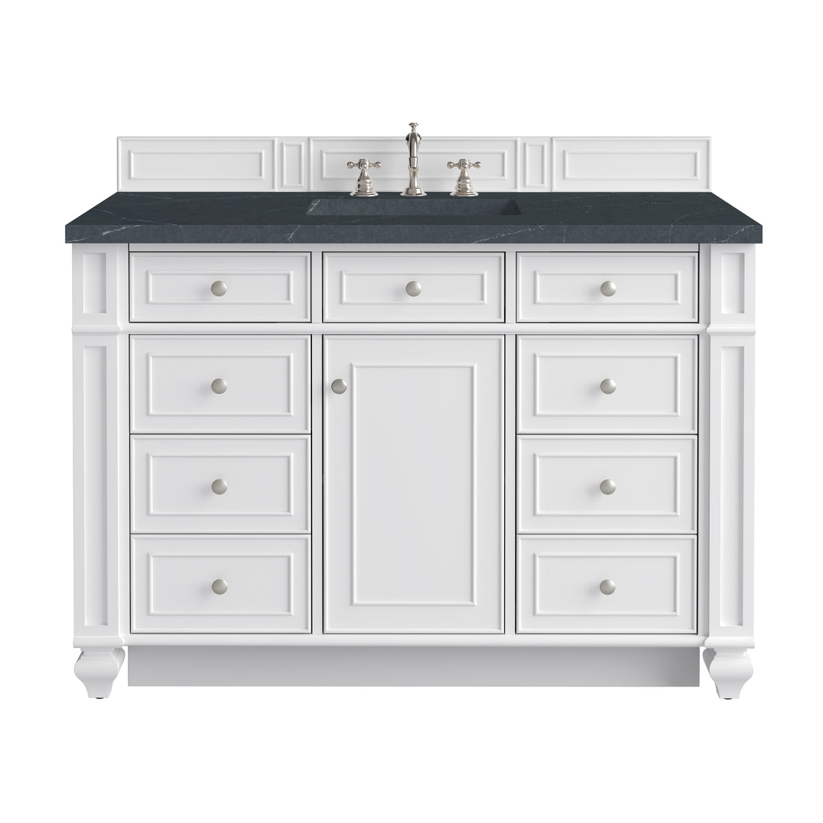 James Martin Bristol 48" Single Bathroom Vanity, Bright White, view 33