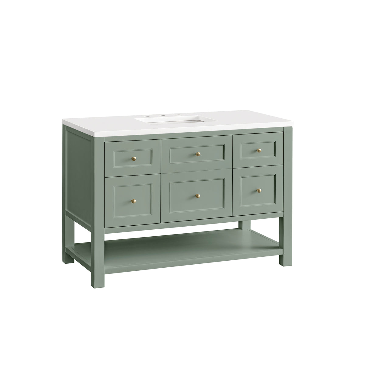 James Martin Breckenridge 48" Single Bathroom Vanity, Smokey Celadon, view 27