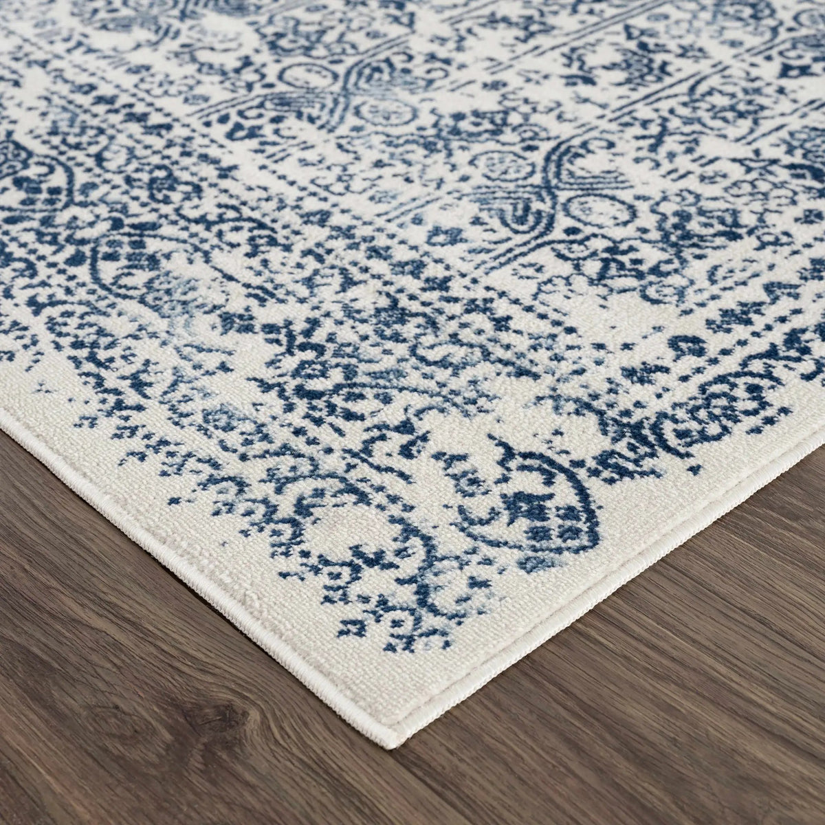 Michie Blue Area Rug by Hauteloom