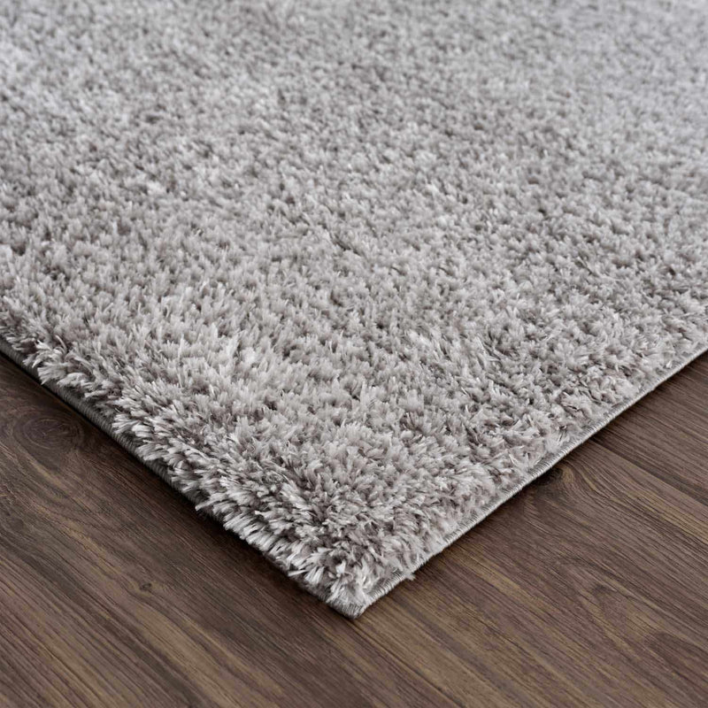 Lunaro Gray Subtle Wavy Abstract Modern Minimalist Polyester Machine Woven Area Rug - Clearance by Boutique Rugs