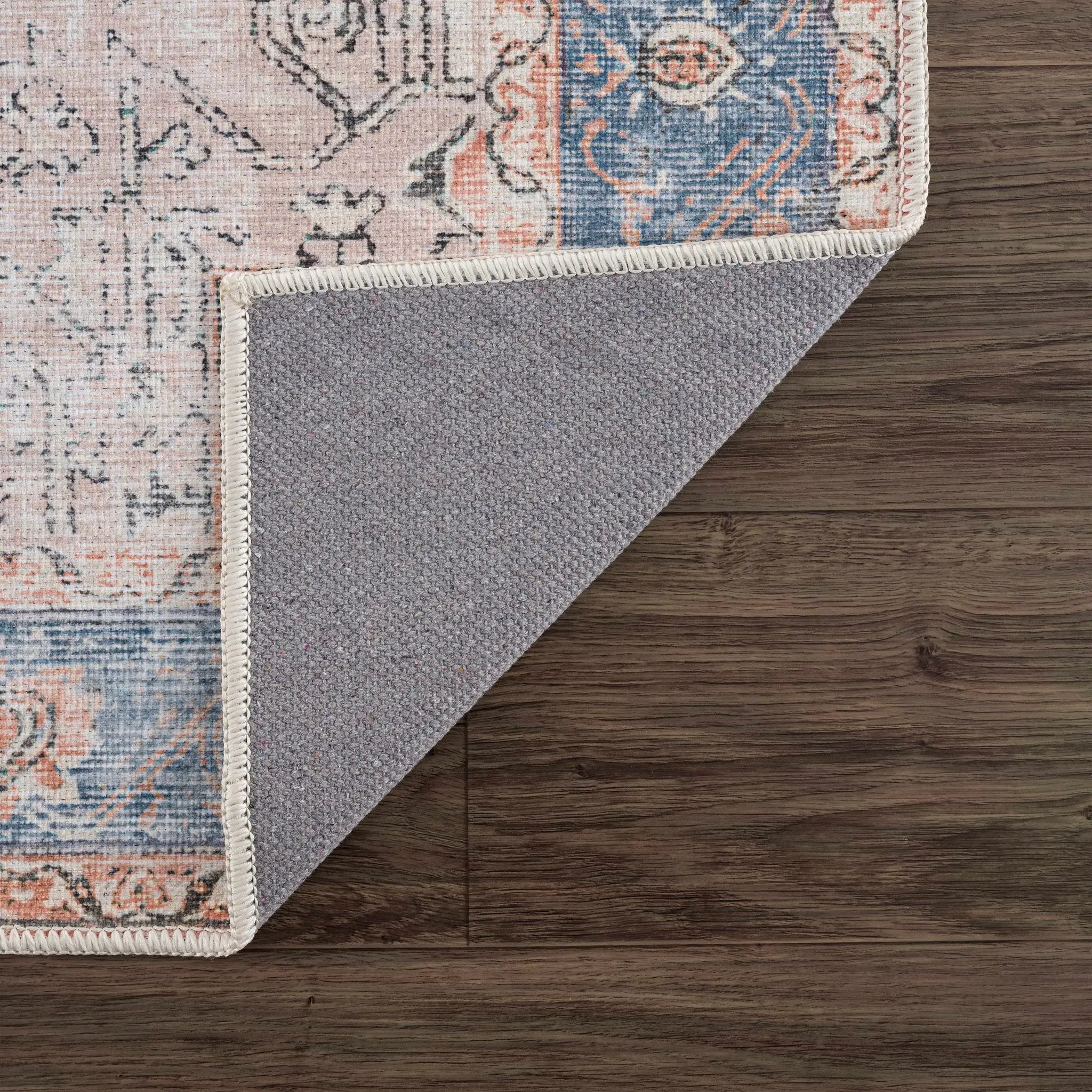Rosman Distressed Washable Area Rug by Boutique Rugs