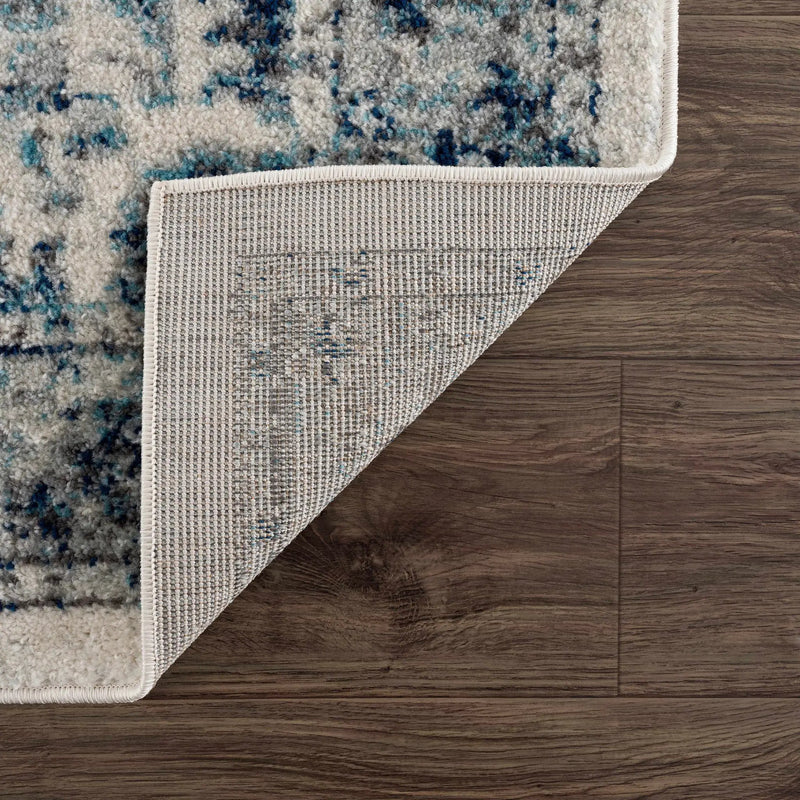 Istanbullu Blue Area Rug - Clearance by Boutique Rugs