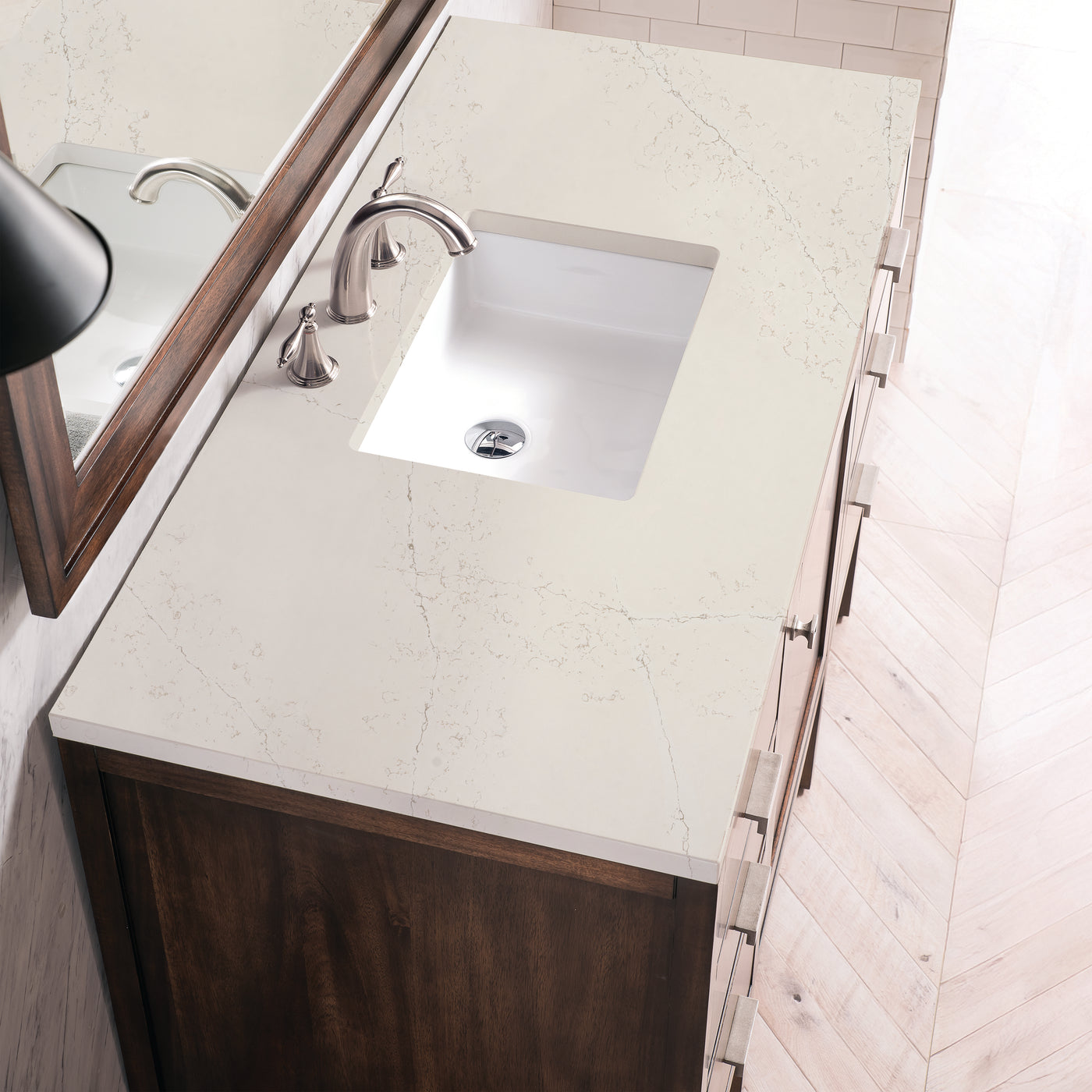James Martin Addison 48" Single Bathroom Vanity, Mid-Century Acacia by James Martin
