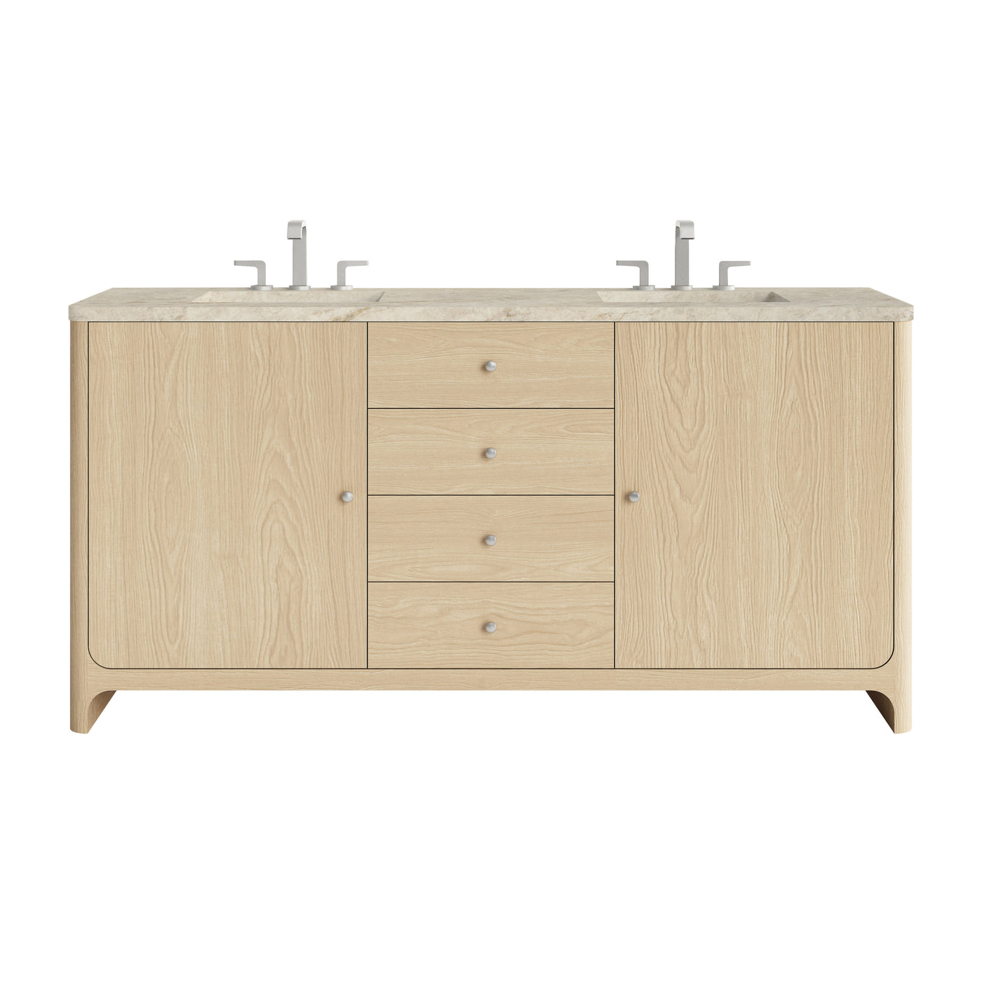 James Martin Gracyn 72" Double Bathroom Vanity, Coastal Driftwood by James Martin
