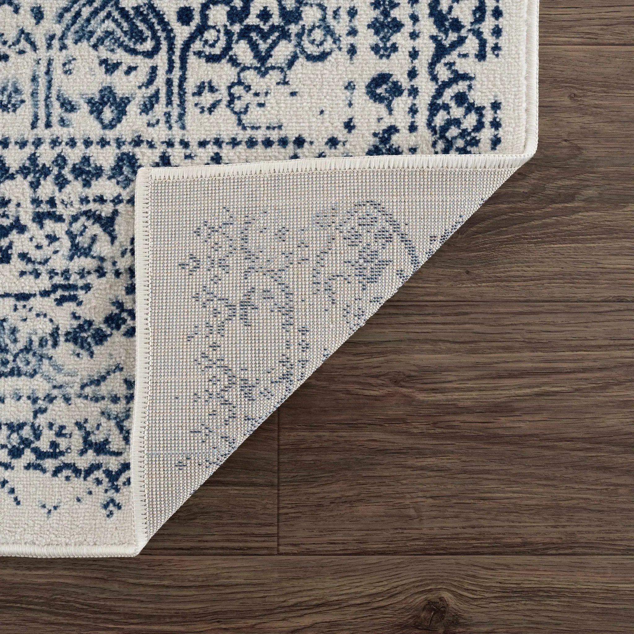 Michie Blue Area Rug - Clearance by Boutique Rugs