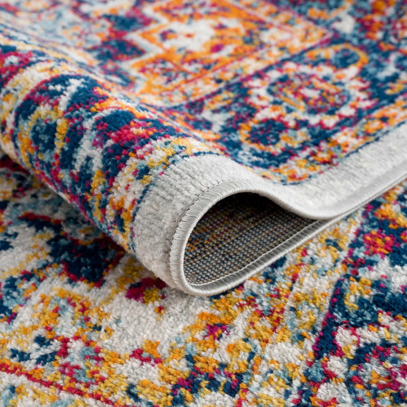 Istanbul Medallion Orange Area Rug - Clearance by Boutique Rugs