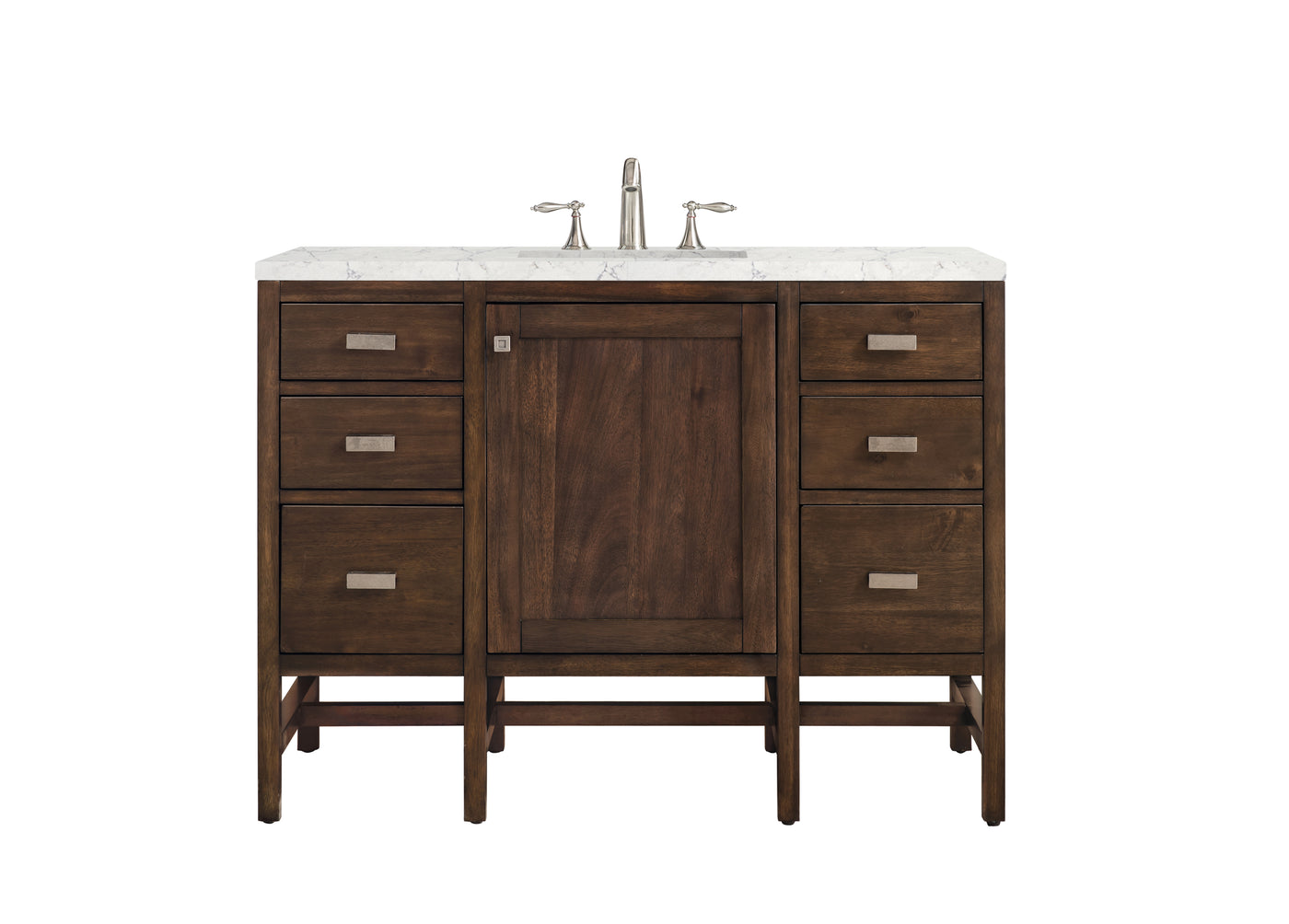 James Martin Addison 48" Single Bathroom Vanity, Mid-Century Acacia by James Martin