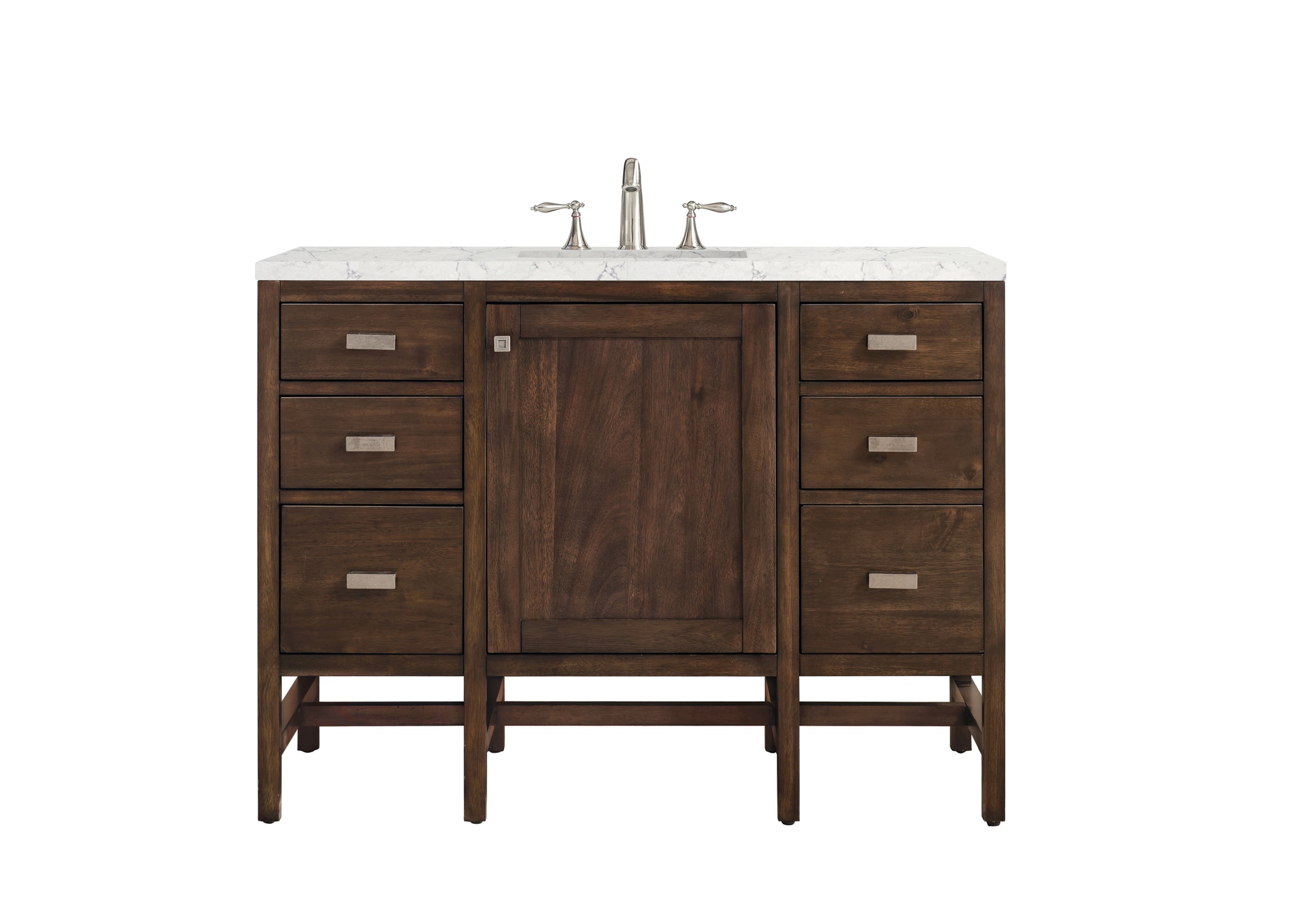 James Martin Addison 48" Single Bathroom Vanity, Mid-Century Acacia by James Martin
