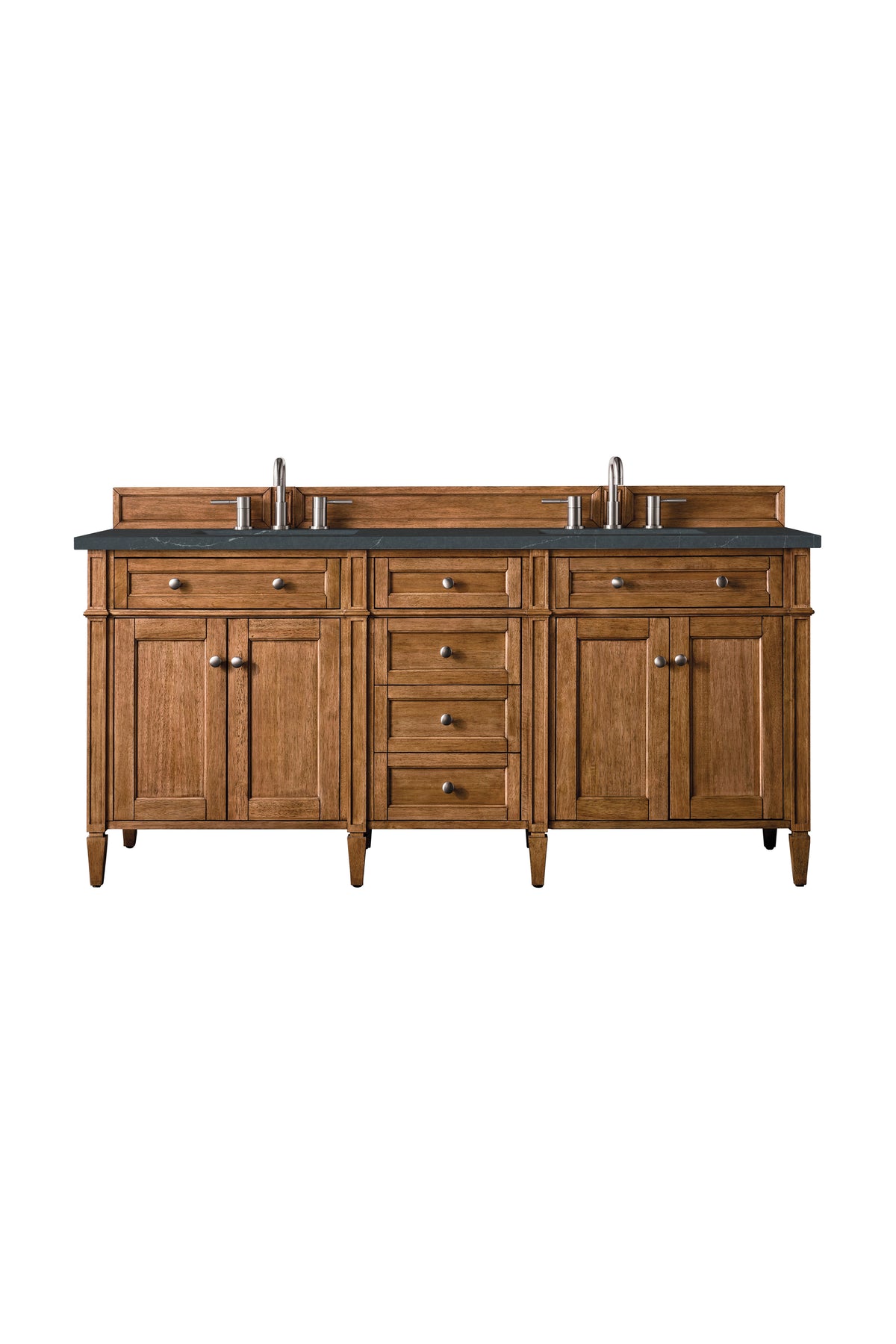 James Martin Brittany 72" Double Bathroom Vanity, Saddle Brown, view 29