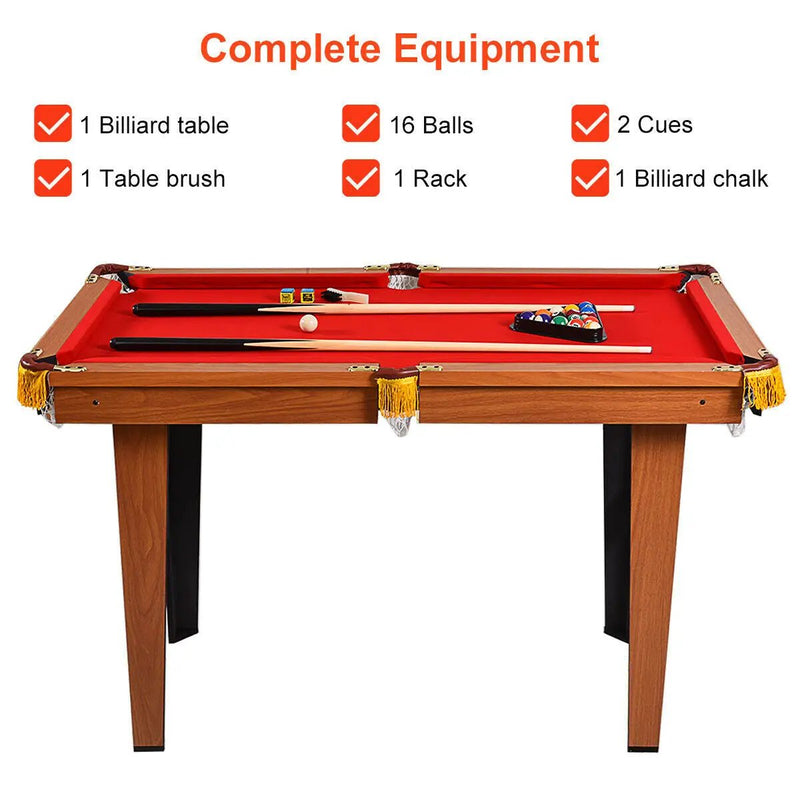48 Inch Mini Table Top Pool Table Game Billiard Set by DirectDeals