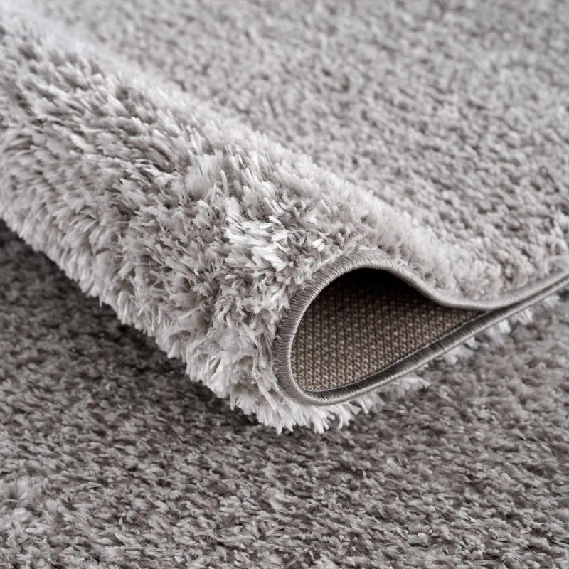Lunaro Gray Subtle Wavy Abstract Modern Minimalist Polyester Machine Woven Area Rug - Clearance by Boutique Rugs