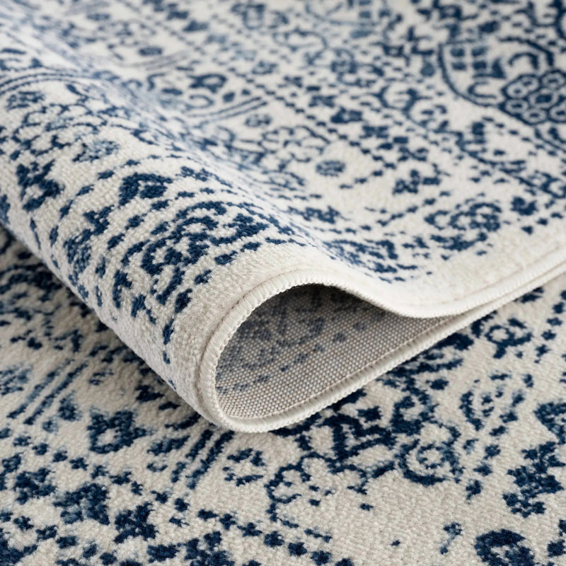 Michie Blue Area Rug - Clearance by Boutique Rugs