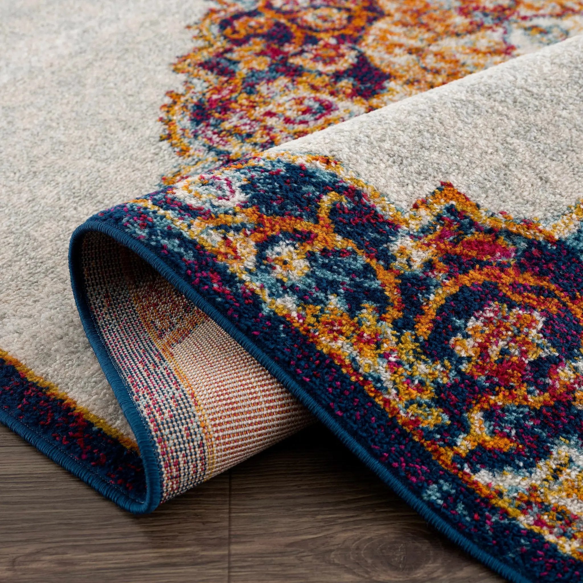 Istanbul Orange Area Rug - Clearance by Boutique Rugs
