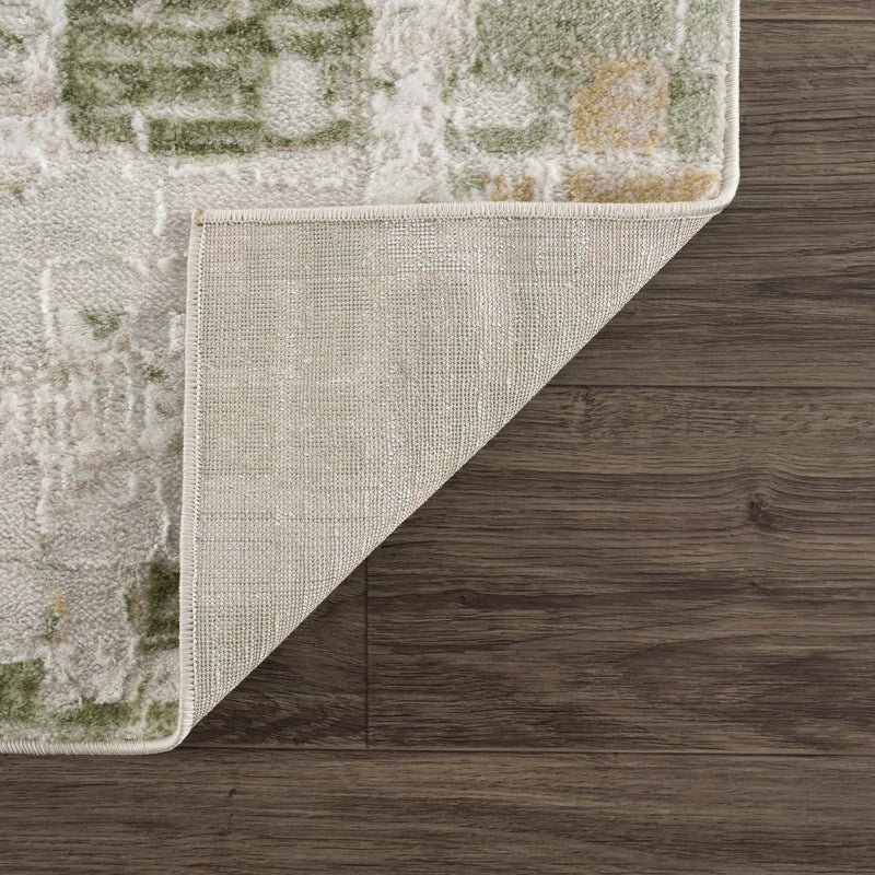 Liveri Green Mosaic Rug by Boutique Rugs