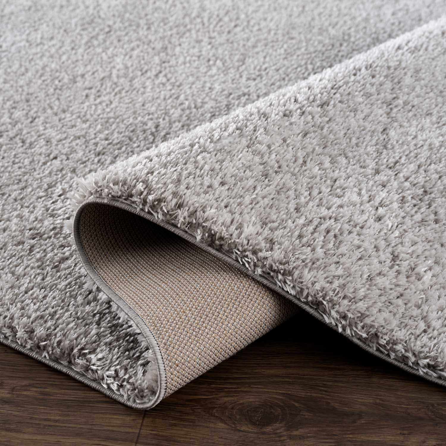 Lunaro Gray Subtle Wavy Abstract Modern Minimalist Polyester Machine Woven Area Rug - Clearance by Boutique Rugs