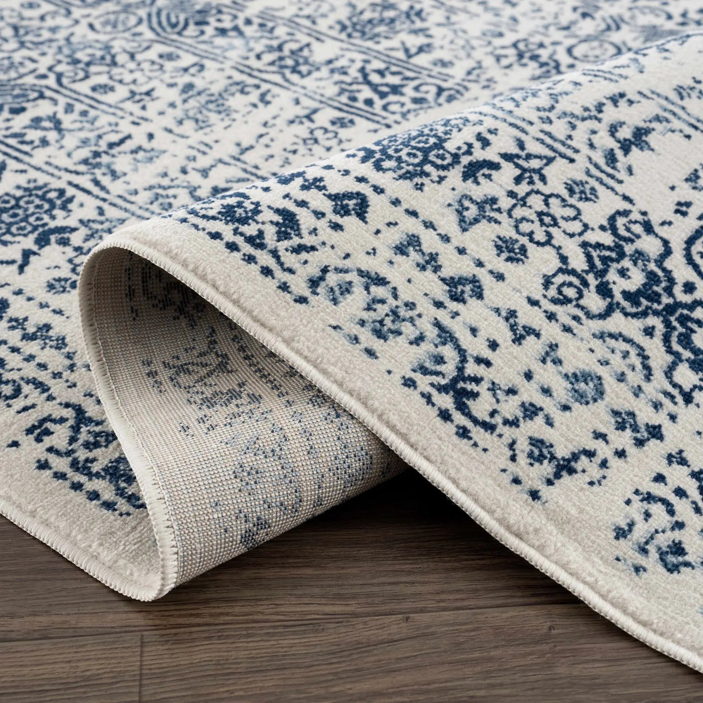 Michie Blue Area Rug - Clearance by Boutique Rugs