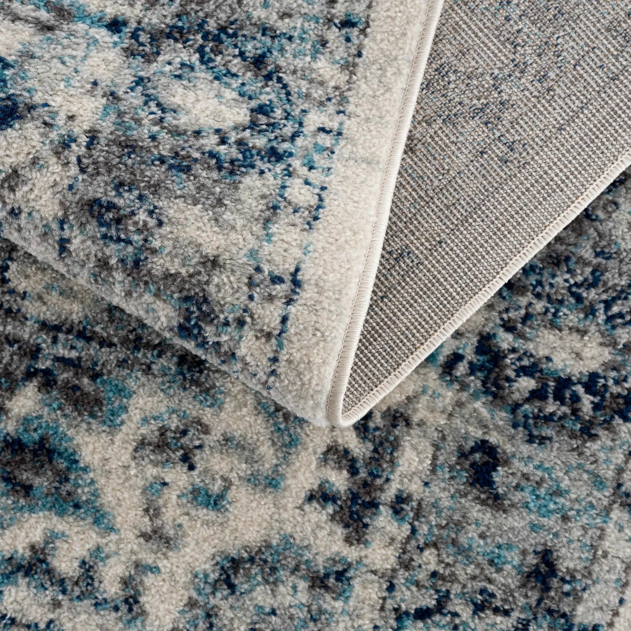 Istanbullu Blue Area Rug - Clearance by Boutique Rugs