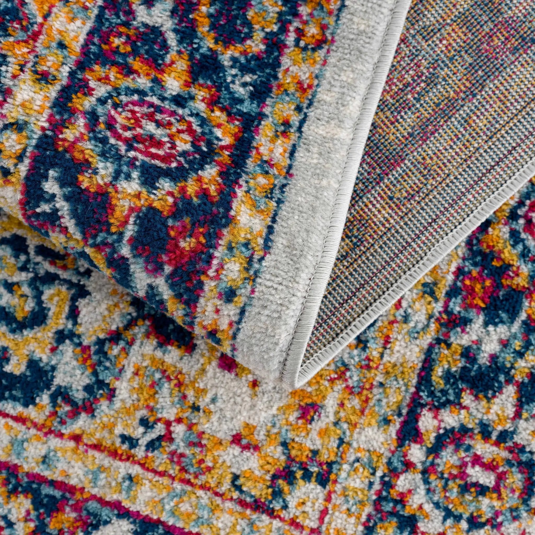 Istanbul Medallion Orange Area Rug - Clearance by Boutique Rugs
