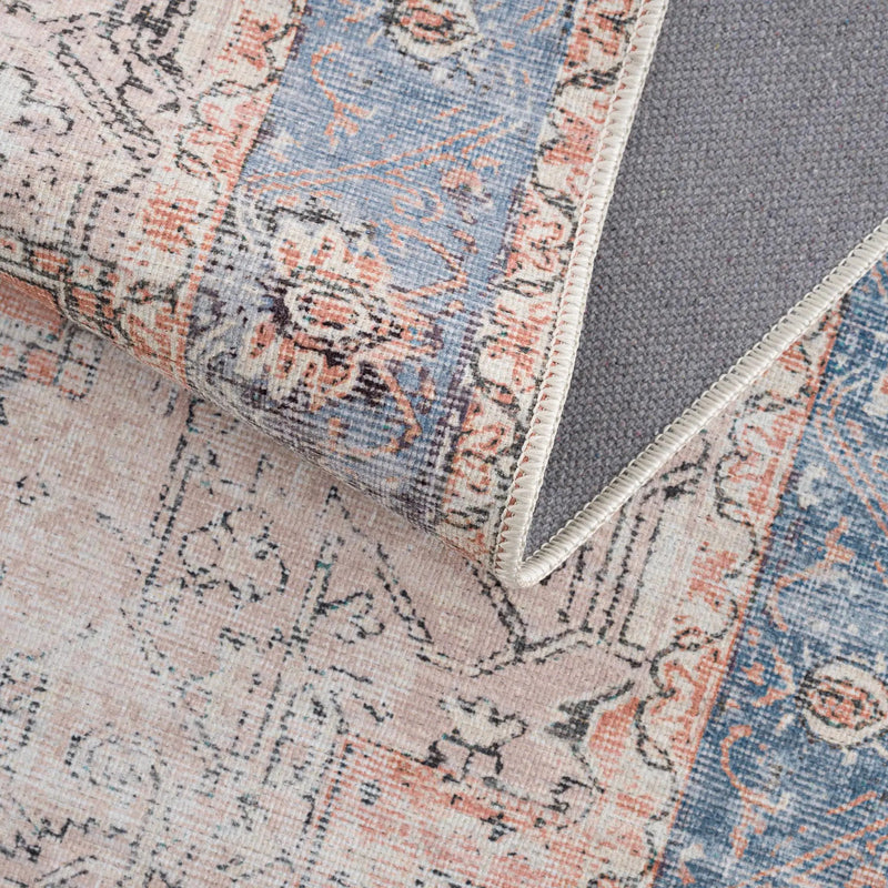 Rosman Distressed Washable Area Rug by Boutique Rugs