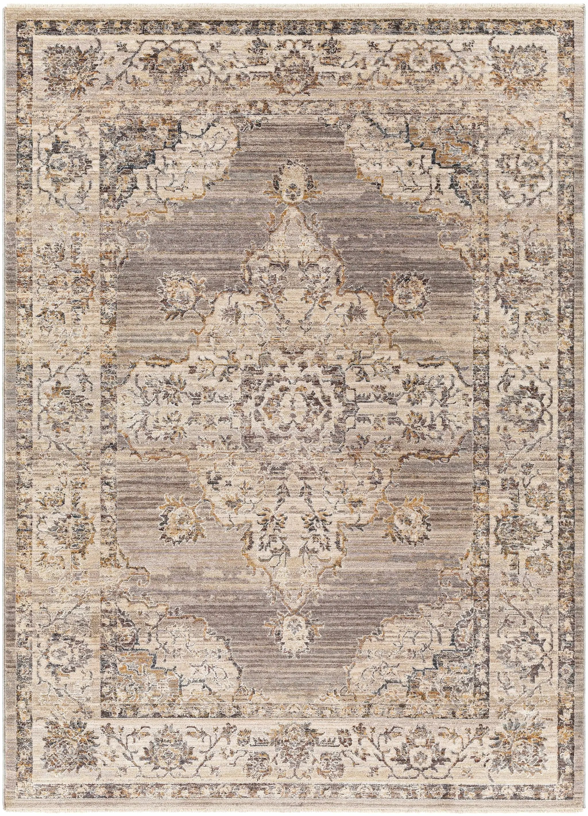 Cream Brown Zola Area Rug - Clearance by Boutique Rugs