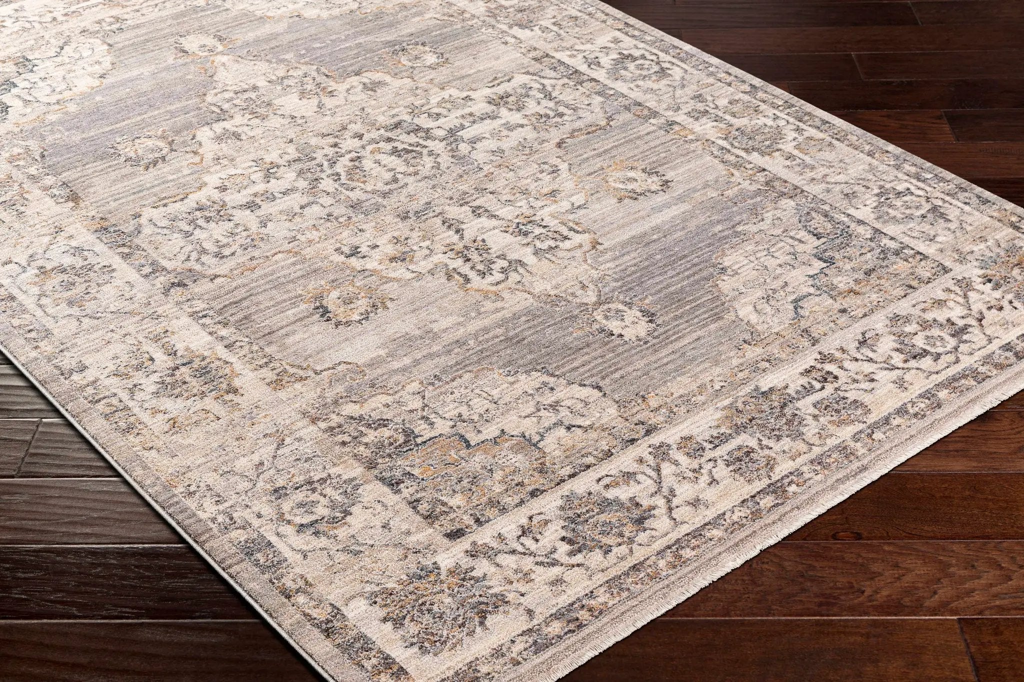Cream Brown Zola Area Rug - Clearance by Boutique Rugs