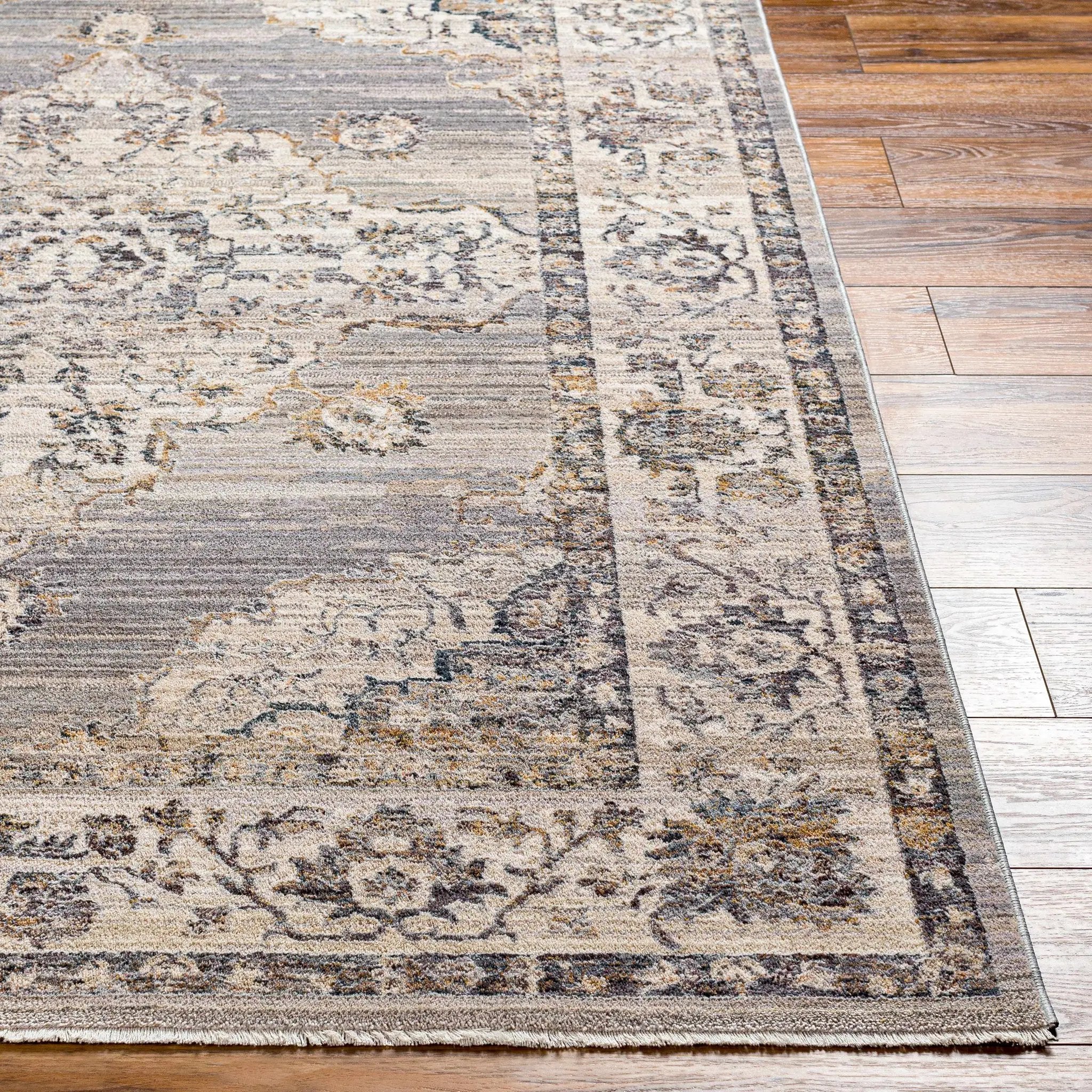 Cream Brown Zola Area Rug - Clearance by Boutique Rugs