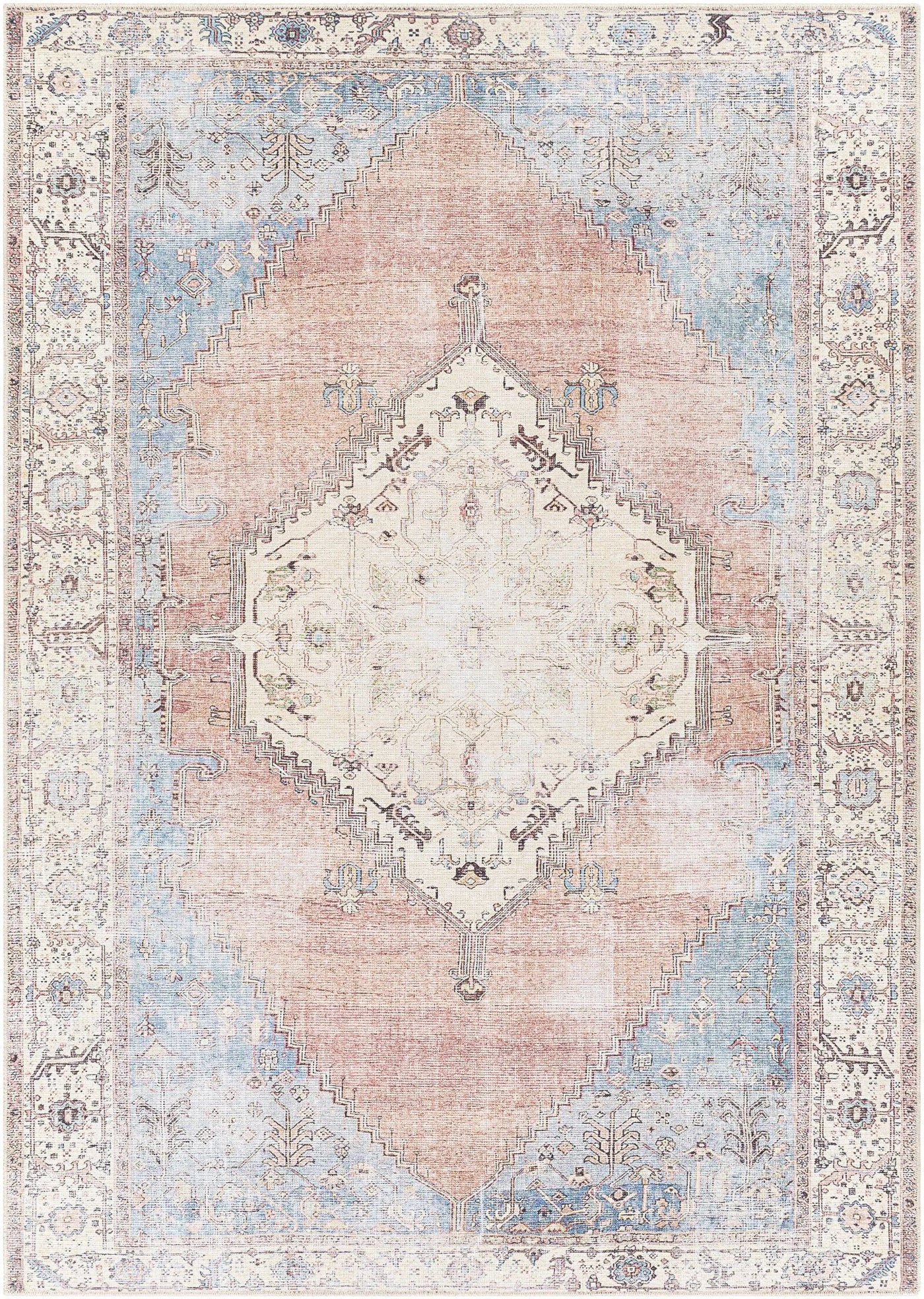 Sacriston Washable Area Rug - Clearance by Boutique Rugs