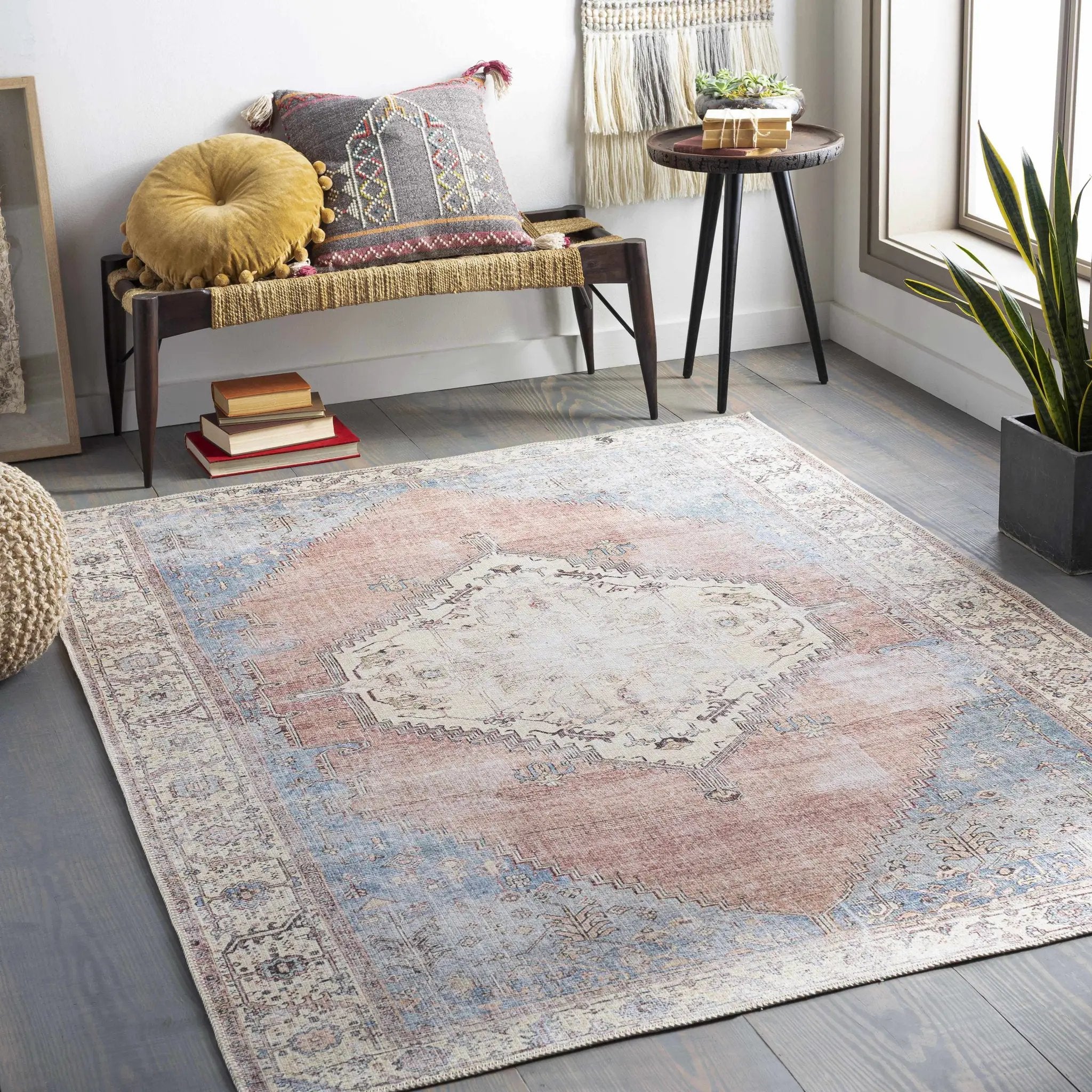 Sacriston Washable Area Rug - Clearance by Boutique Rugs