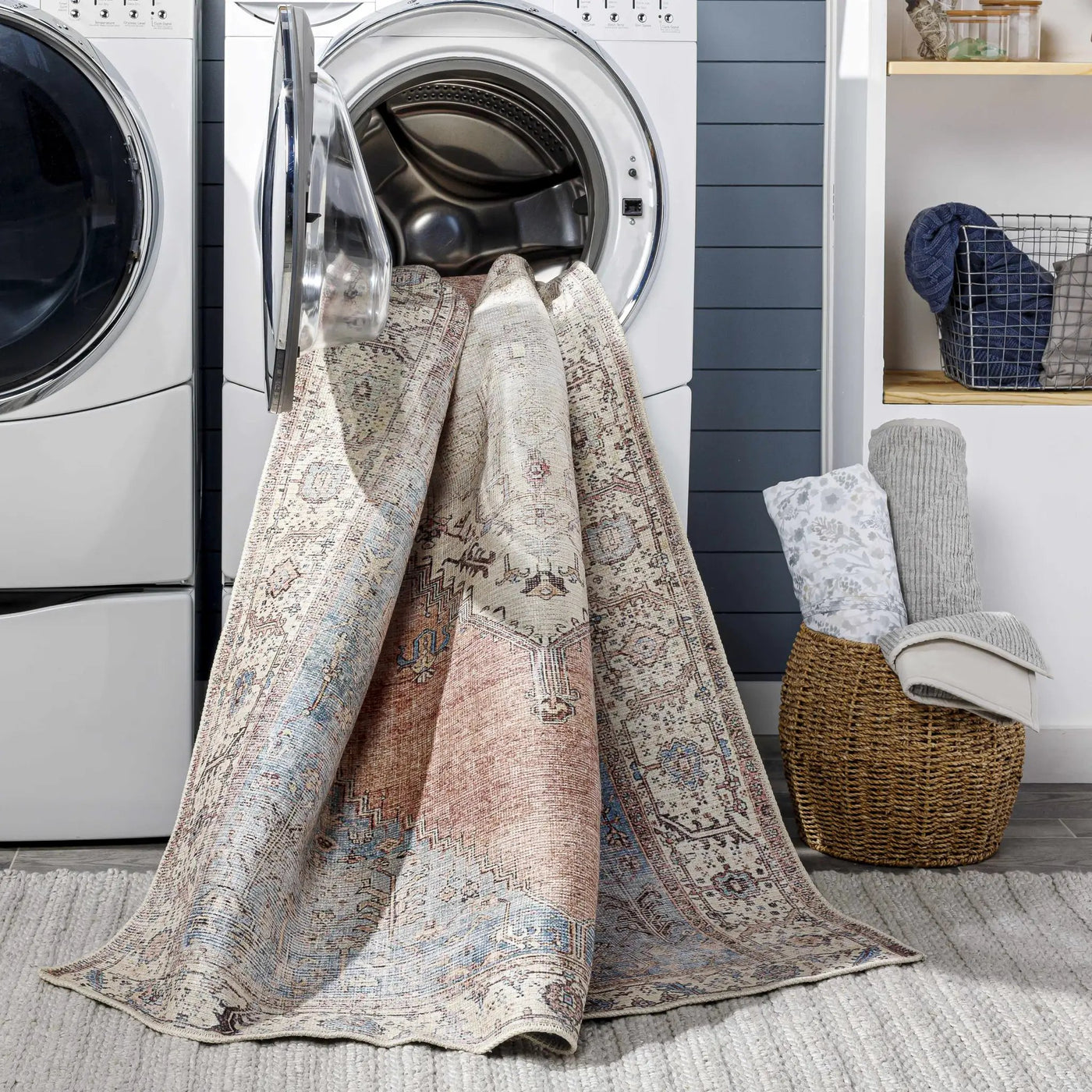 Sacriston Washable Area Rug - Clearance by Boutique Rugs
