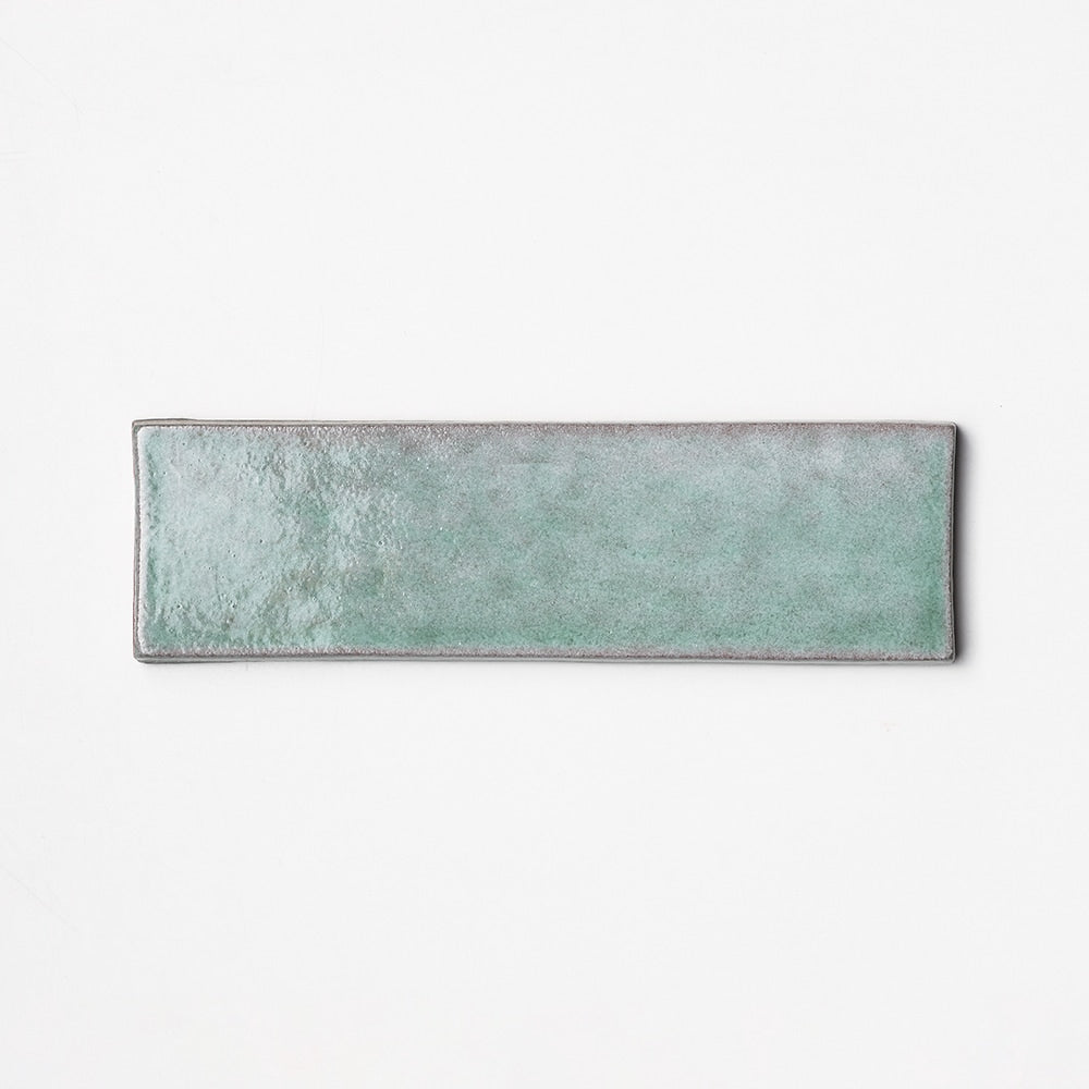 Sage Glossy 2 1/4x7 7/8x3/8 Glazed Terracotta Glossy 4x8 Tiles