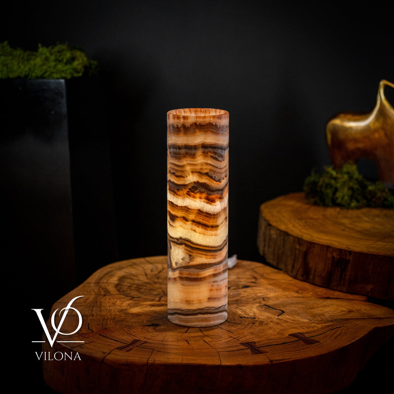 Sahara Onyx Lamp - 20" Tall x 5.5" Diameter - (Medium #55), photo 5 of 5