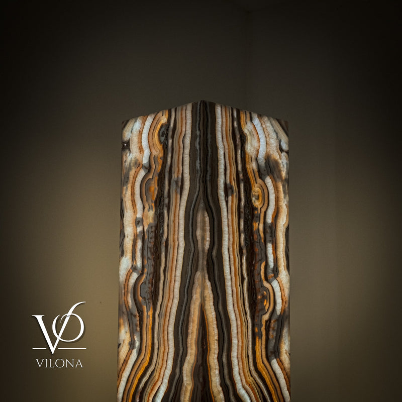 Sahara Onyx Floor Lamp - Large - 63"H x 12"W - Square - #2, photo 7 of 12