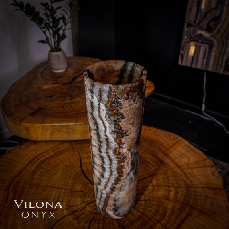 Sahara Onyx Lamp (Cylinder Table Lamp #24), photo 8 of 9