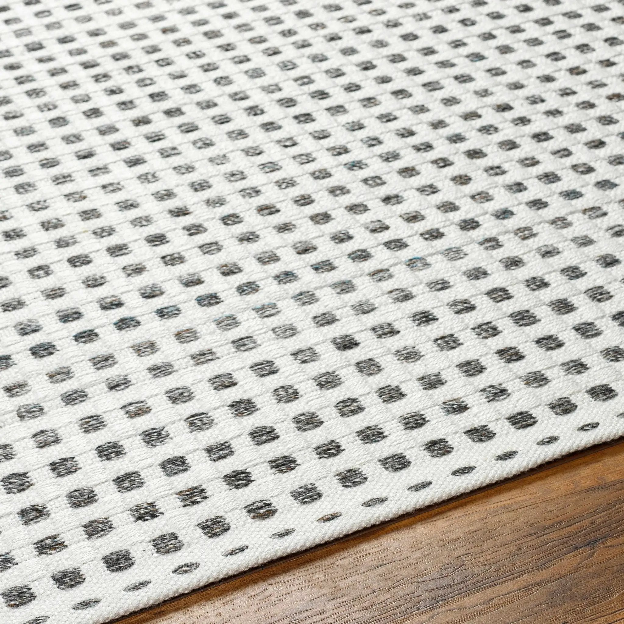 Bence Black & White Area Rug - Clearance by Boutique Rugs