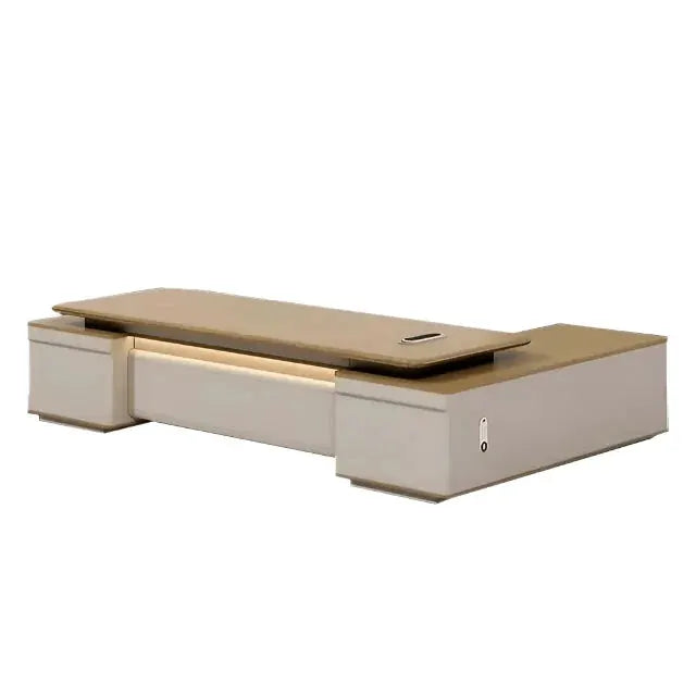 Halsey · Modern L-Shaped Executive Desk by Arc Grove