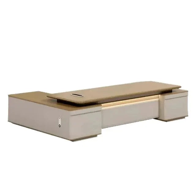 Halsey · Modern L-Shaped Executive Desk by Arc Grove