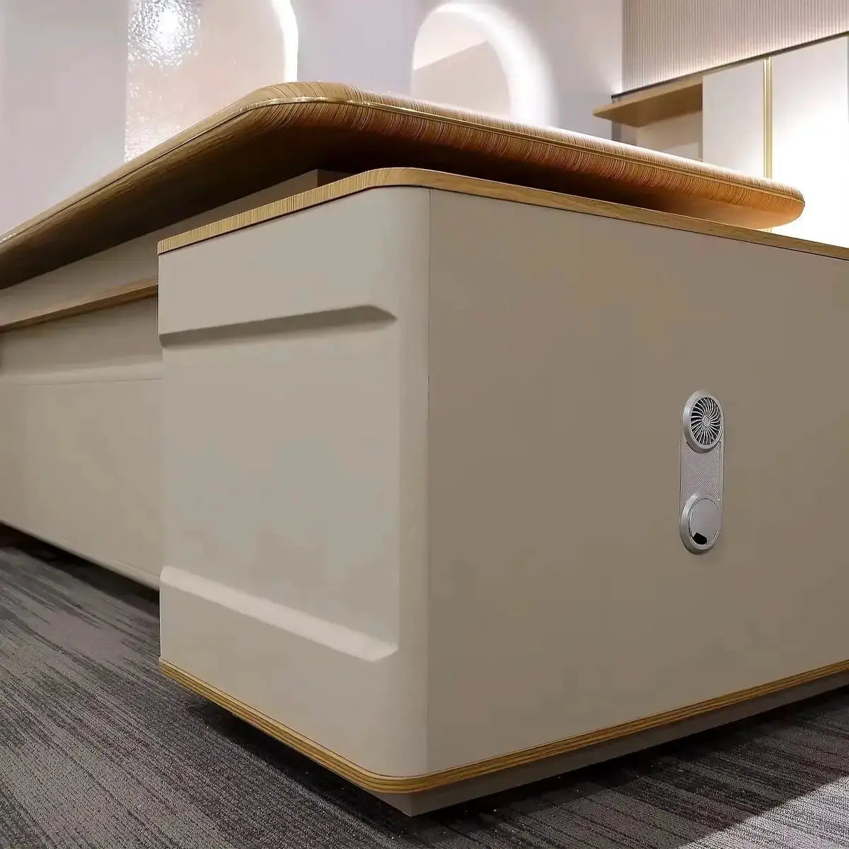 Halsey · Modern L-Shaped Executive Desk by Arc Grove