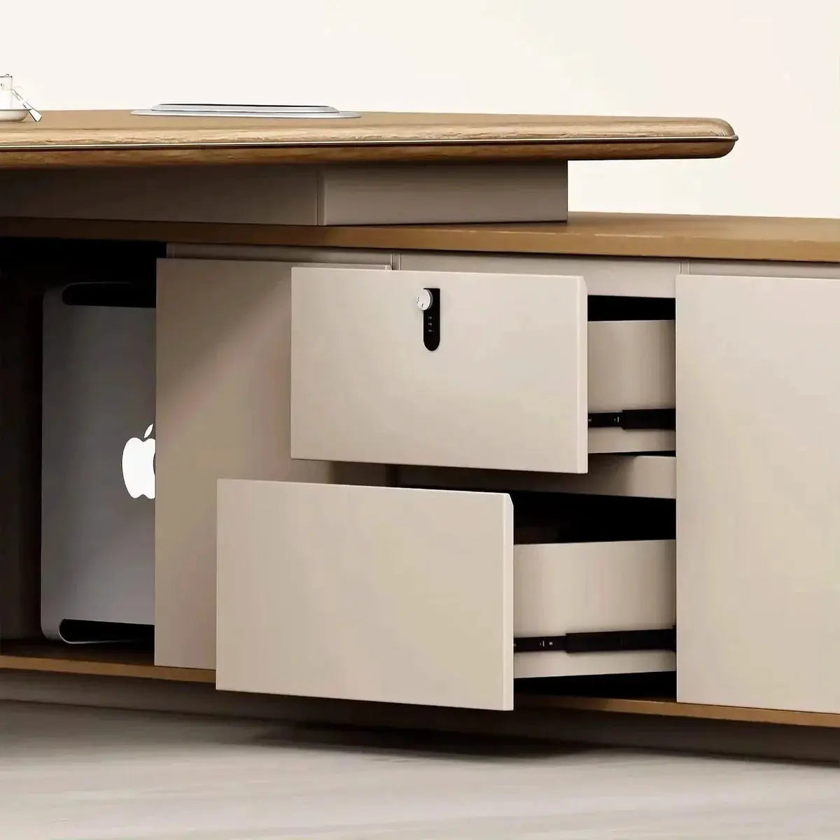 Halsey · Modern L-Shaped Executive Desk by Arc Grove