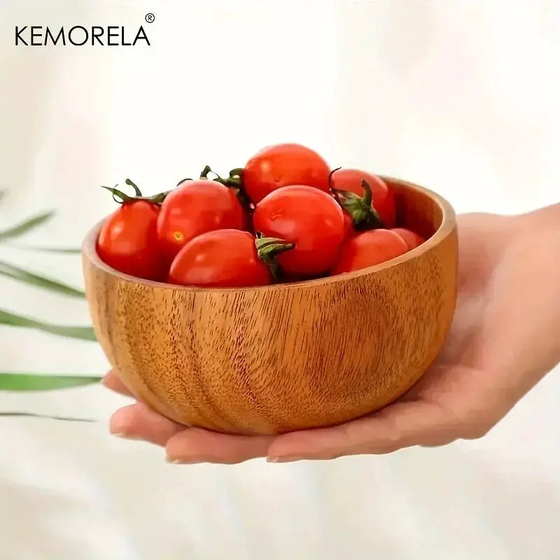 Salad Bowl - Anti-Scalding Wooden Large by House Of Avana