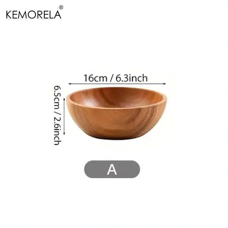 Salad Bowl - Anti-Scalding Wooden Large by House Of Avana