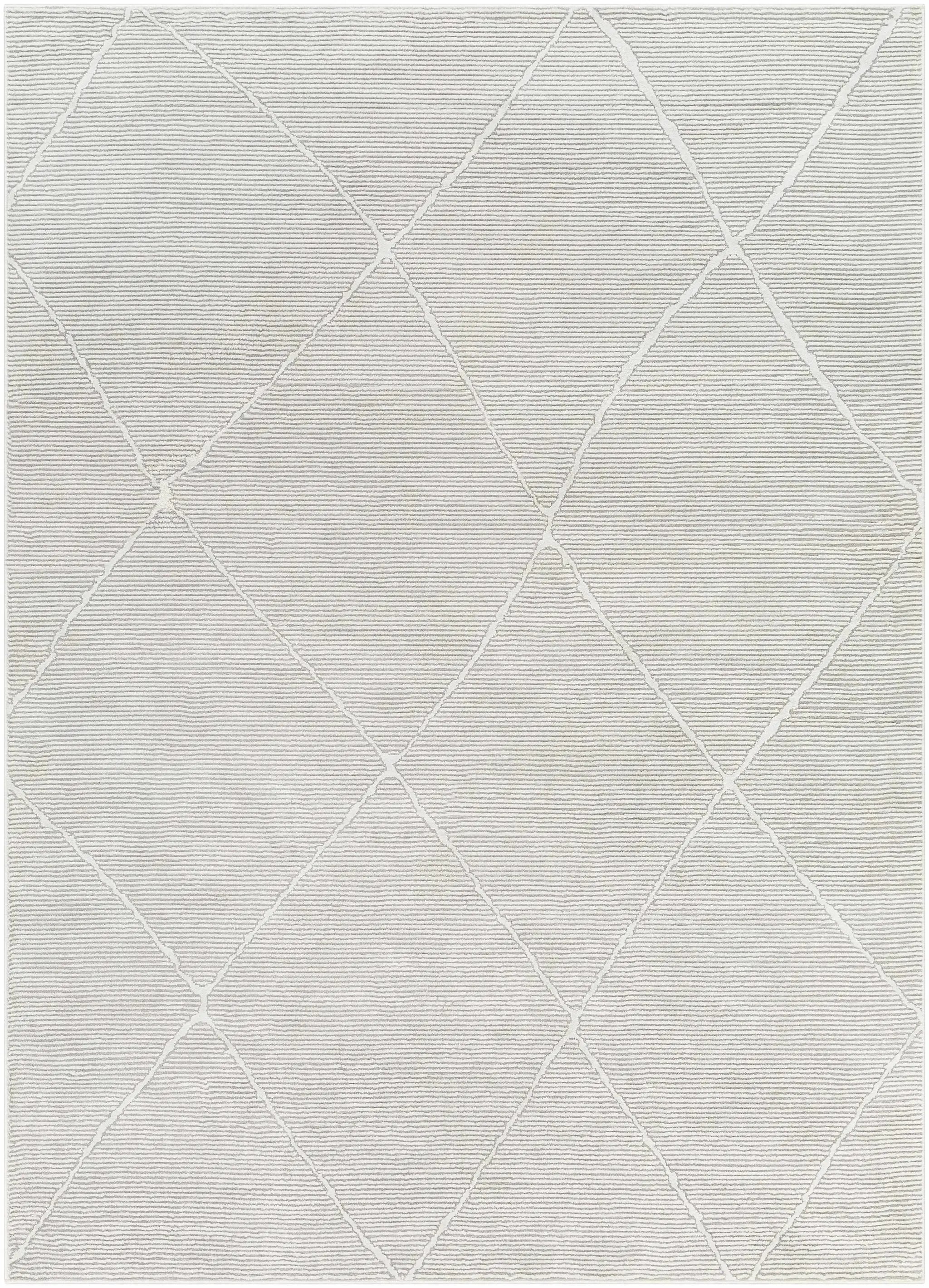 Aldis Grey Plush Textured Washable Rug - Clearance by Boutique Rugs