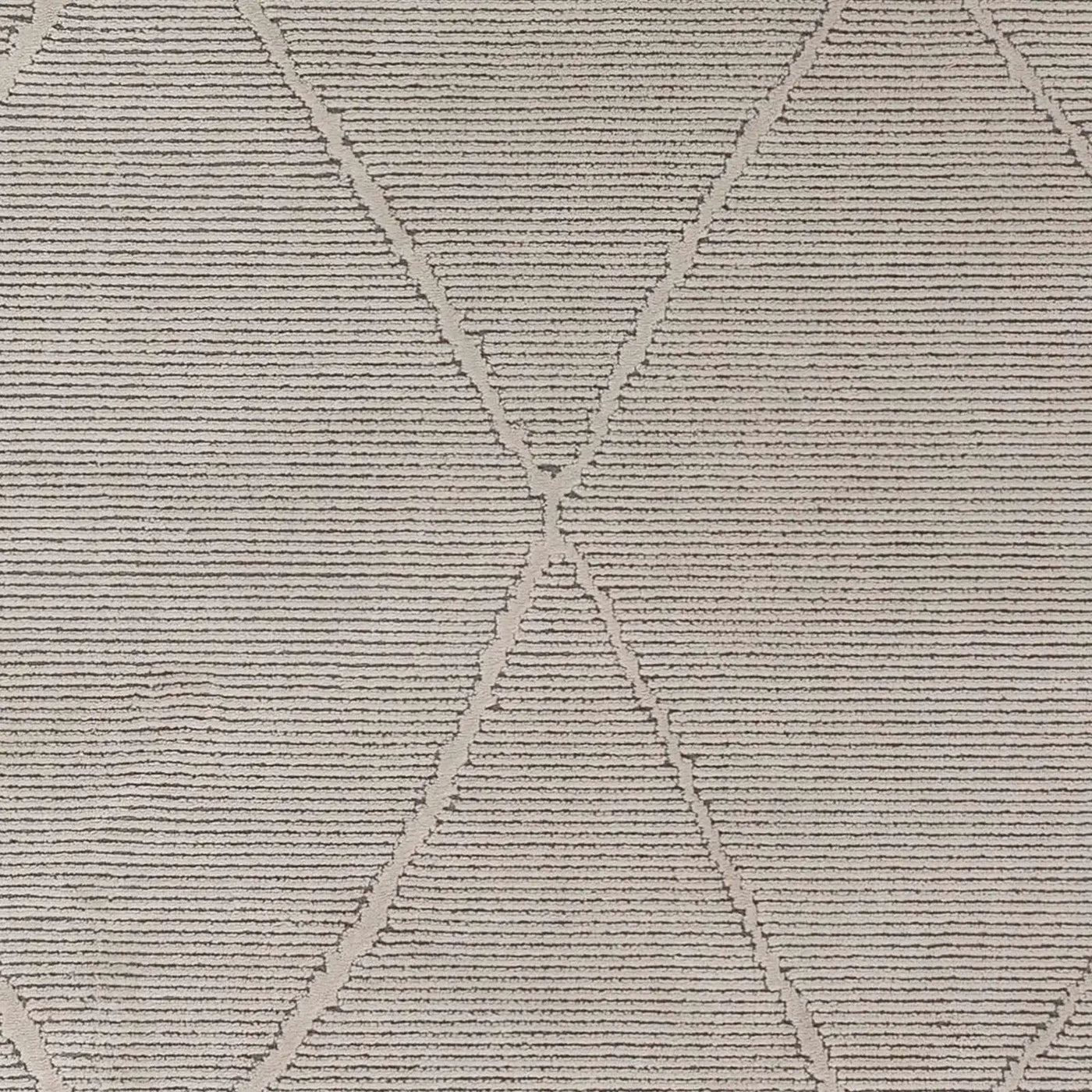 Aldis Grey Plush Textured Washable Rug - Clearance by Boutique Rugs