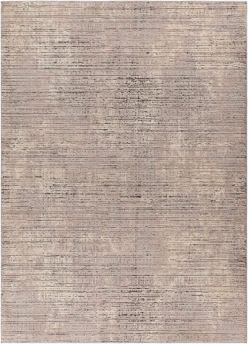 Chiyo Tan Plush Textured Washable Rug by Boutique Rugs