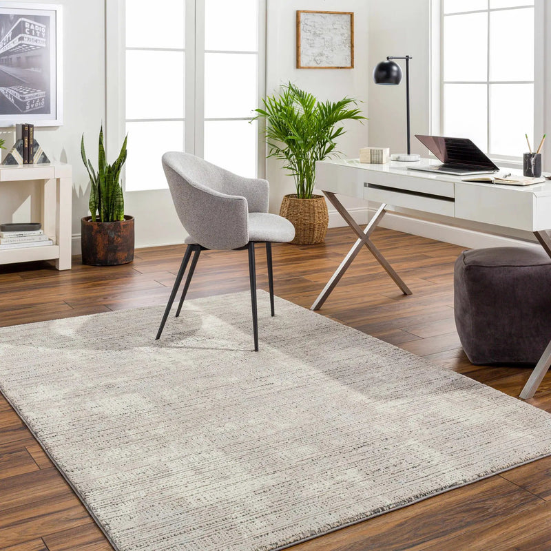 Chiyo Tan Plush Textured Washable Rug by Boutique Rugs
